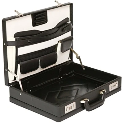 Image de Tassia Mallette porte documents extensible/style business PU imitation cuir