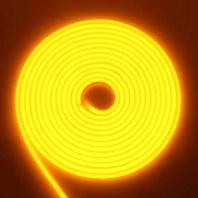 Image de RGB Neon Ruban LED, 220V 288 LEDs/M, Etanche ip65 COB Flexible Étanche Découpable Silicone Bandeau Lumineuse Led pour Intérieur/Extérieur DIY Décoration,jaune,3M