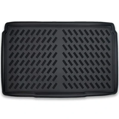 Image de Elmasline Tapis de coffre en caoutchouc Bac Design 3D Pour Peugeot 208, à partir 2019