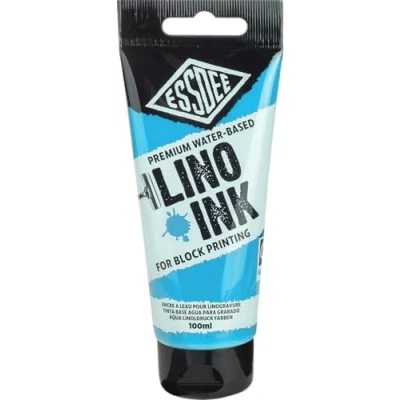 Image de Essdee Bloc d&#039;encre pour impression, bleu ciel, 100 ml