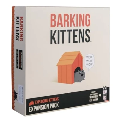 Image de ASMODEE Exploding Barking Jeu de société A partir : 7 Ans 2 à 6 Joueurs Temps :15 Min, EKIEK07FR, Extension Streaking Kittens