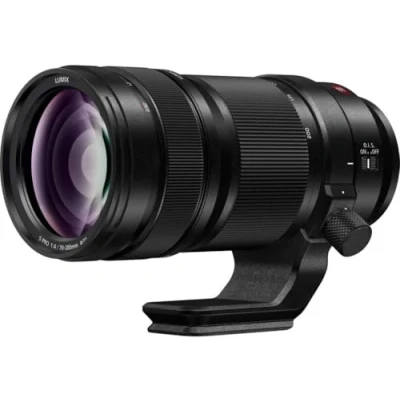 Image de Panasonic Lumix S Pro 70 200mm F4.0 Objectif Téléphoto Plein Format R70200E (Zoom 200mm, Bague de débrayage clutch, Double Stabilisation, Tropicalisé) Noir Compatible monture L