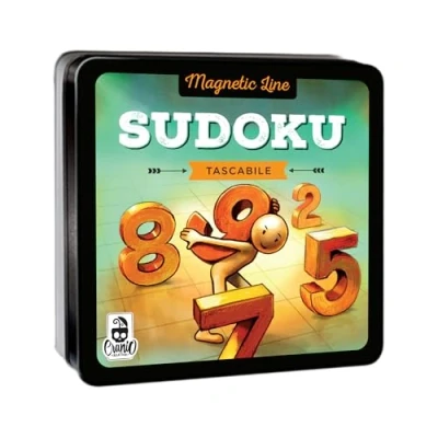 Image de Cranio Creations Ligne magnétique Sudoku, Le Grand Classique en Version de Poche, édition Langue Italienne