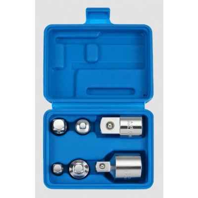Image de SONIC 300603 Kit d&#039;adaptateur d&#039;élargissement / réduction, cliquet 12,5 (1/2&quot;), 6,3 (1/4&quot;), 20 (3/4&quot;), 10 (3/8&quot;) 6 Acier chrome vanadium