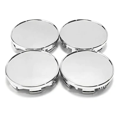 Image de Rhinotuning Lot de 4 Cache moyeux Ø: Front 84.9mm (3.3&quot;)/ Back 78mm (3.1&quot;) Chrom