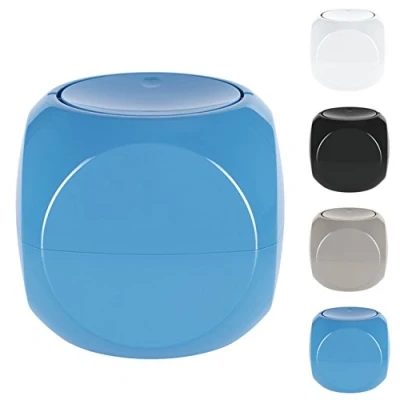 Image de Spirella Poubelle à Bascule PP Dice 1L Bleu