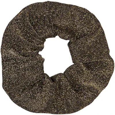Image de styleBREAKER Femme XXL Élastique à cheveux en tissu doux scintillant, élastique, Scrunchie Style Rétro, élastique tresse 04027047, couleur:Or