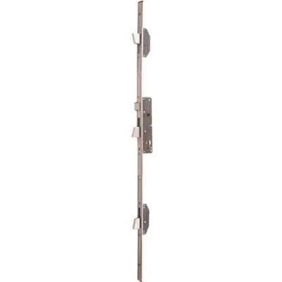 Image de ISEO FRANCE SAS (CAVERS) SQA60202 Serrure 3 Points à Larder Electa INOX pêne réversible Têtiere U 1860x24x6 Axe 30 785101302, NSP