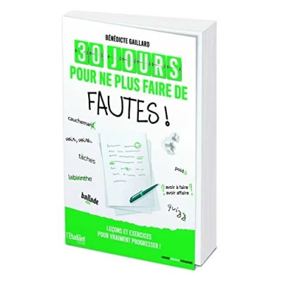 Image de 30 jours pour ne plus faire de fautes !: Leçons et exercices vraiment progresser ! Livre d’occasion Bon
