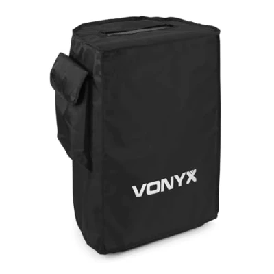 Image de VONYX SC12 Housse Souple pour Enceinte 12&quot; Conçu Les Enceintes de Série AP ou SPJ, Compartiment Câbles, Résistante Un Transport Facile et en Sécurité