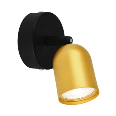 Image de Briloner lampe de lecture, murale d&#039;intérieur, lampe, orientable, salon, noir/doré