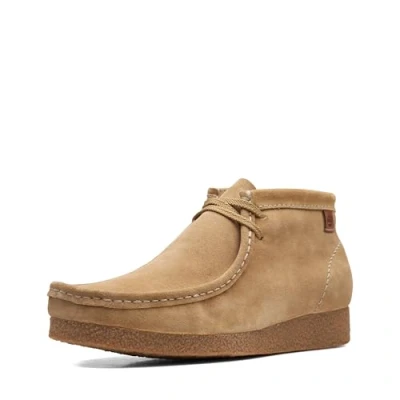 Image de Clarks Homme Shacre Boot Bottine, Daim Sable foncé, 44 EU Large