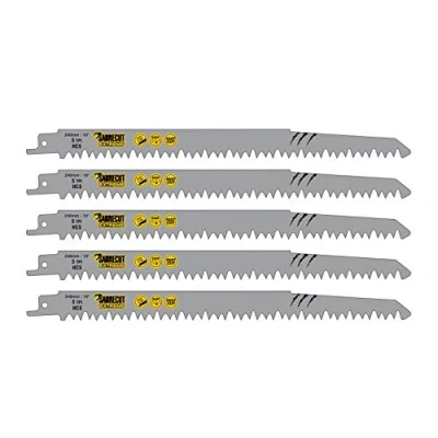 Image de 5 x SabreCut SCRS1531L_5 240 mm TPI S1531L Lames de scie sabre à coupe très rapide compatibles avec Bosch Dewalt Makita et bien d&#039;autres