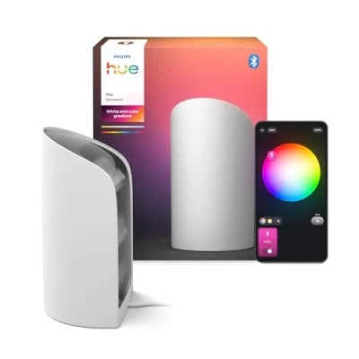 Image de Philips Hue Play Wall Washer Connecté Blanc, White and Color Ambiance avec technologie ColorCast, Compatible Bluetooth, Contrôle Vocal Alexa, Apple Home &amp; Google Assistant Philips.
