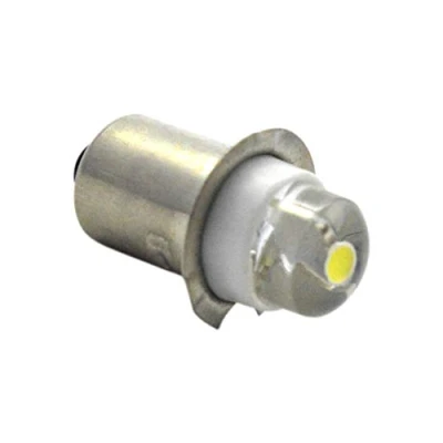 Image de Ruiandsion Ampoule torche P13.5S DC 3 18 V 0,5 W 6000 K Blanc 150 lumens Terre négative (lot de 1)