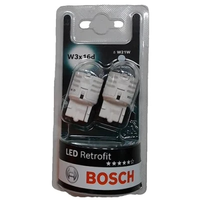Image de Bosch W21W LED Retrofit lampes auto 12 V 2,5 W W3x16d 2 ampoules