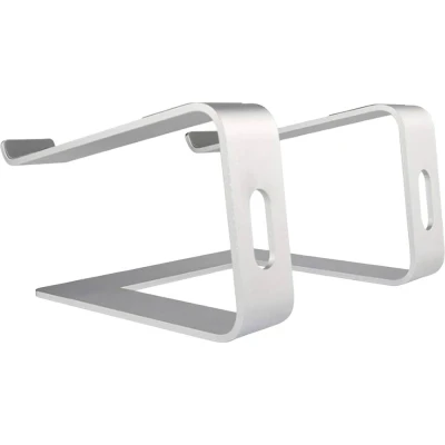 Image de honju Support Ordinateur Portable pour Travail Ergonomique [Surélévation d&#039;ordinateur Le Bureau, Laptop/Notebook Stand Aluminium Robuste, MacBook Pro/MacBook Air Support] Argent