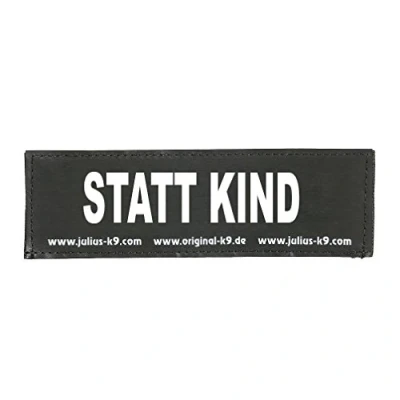 Image de JULIUS K 9 1 Paire de Patchs interchangeables Statt Kind Taille S Noir
