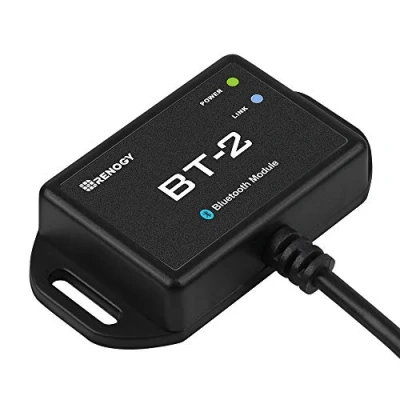 Image de Module Bluetooth Renogy BT 2, Port de Communication RJ45, Moniteur sans Fil, Contrôle Précis en Temps Réel, Régulateur Charge Solaire Compatibles, Chargeur Batterie, Onduleur, 2 RS485