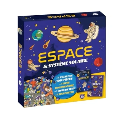 Image de Coffret puzzle documentaire Espace &amp; Système solaire