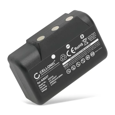 Image de subtel® Batterie Remplacement AS037 2000mAh Compatible avec IMET BE5000, I060 télécommande accu Pile contrôleur à Distance
