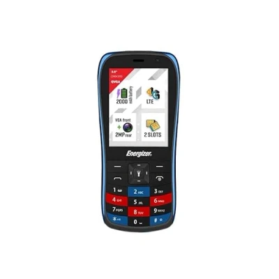 Image de Energizer Mobile Clavier Physique E284S 4G Double Sim (Nano SIM) Garanti 3 Ans Noir/Bleu WiFi Débloqué