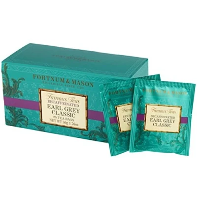 Image de Fortnum &amp; Mason Earl Grey Classic Decaffeinato 3 x 25 enveloppes (Total : 75 enveloppes)