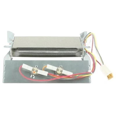 Image de Spares2go Elément chauffant + thermostats pour sèche linge Indesit IS60 IS60V IS60VEX IS60VNL IS60VS IS60VU (2200W)