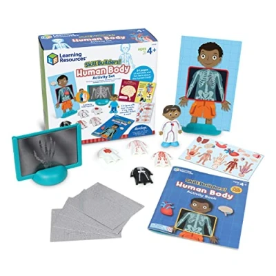 Image de Learning Resources Kit Skill Builders, 17 pièces, à partir de 4 Ans, d’Apprentissage, Science, Livre d’activités préscolaires, Parties du Corps Humain pour Les Enfants, LER1261, Taille Unique
