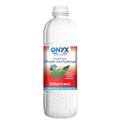 Image de Onyx Biotech Substitut d’Acide Chlorhydrique Nettoyant, Détartrant WC, Canalisations, Produit Nettoyant Multi Surface Ingrédients d’Origine Naturelle Fabrication Française 1L