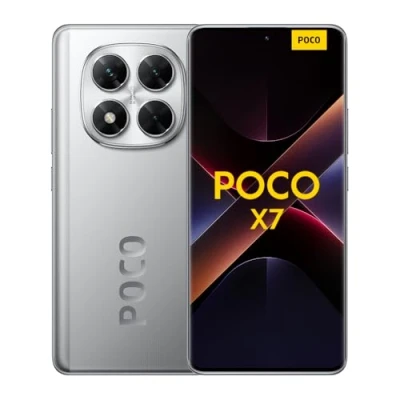 Image de Xiaomi Smartphone POCO X7, 12+512GB, Argent, caméra Principale 50MP avec OIS, Batterie 5110mAh, IP68 (Chargeur Non Inclus)(Version Française + 2 Ans de Garantie)