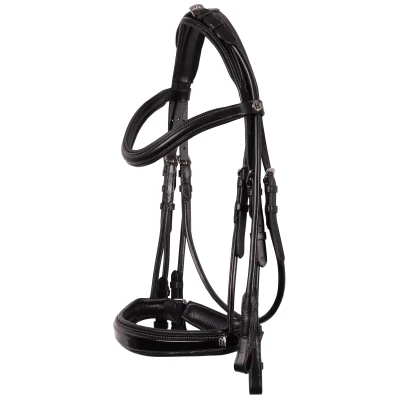Image de Harry&#039;s Horse Grand Prix Bridle S&amp;T Cob Noir