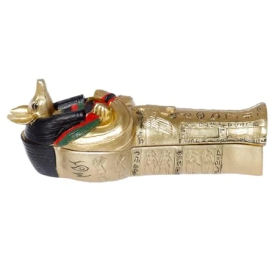 Image de Puckator ES46 Figurine Sarcophage Toutankhamon Or/Rouge/Noir, Taille unique