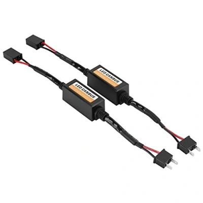 Image de Dingln Canbus H7 Anti Erreur,2pcs Phares Decoder Dispositif Résistances Flicker Erreur Canceller, Automotive Lighting Adaptateur LED for