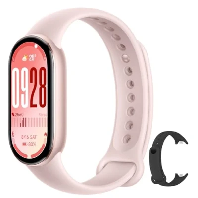 Image de Xiaomi Mi Smart Band 10 Écran AMOLED de 1,72 Pouce 21 Jours d&#039;Autonomie Tactile, traqueur Multisport, d&#039;activité, Moniteur fréquence Cardiaque Connectivité Bluetooth Rose