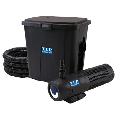 Image de T.I.P. SPP 600 FT Pompe à Filtre de Piscine avec préfiltre et minuteur Noir/Bleu