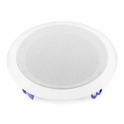 Image de Power Dynamics CSAG6 Enceinte de Plafond Haut Gamme Aluminium, Puissance 40 Watts, Woofer 6,5 Pouces, Convient aux Espaces Humides, Idéal pour Les Restaurants, Bars, Salles Bain…