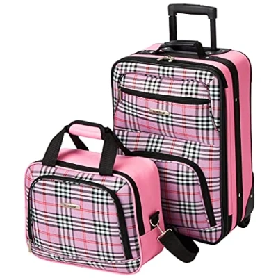 Image de Rockland Ensemble de Bagages softside Tendance, Croix Rose, Taille Unique, Tendance