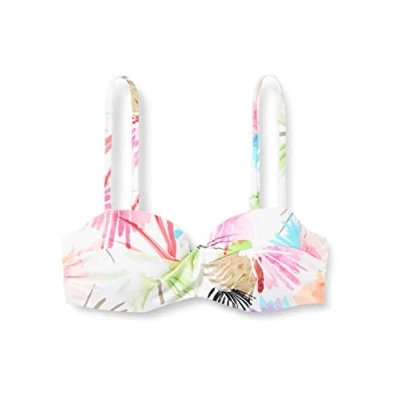 Image de Firefly Maggy Bikini, Blanc/Fleur, 42/C Femme