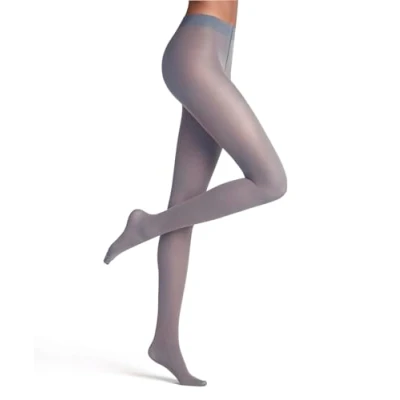 Image de FALKE Matt Deluxe 30 DEN W TI transparents unis 1 paire, Collants Femme, Gris (Pearl Grey 3248), S M
