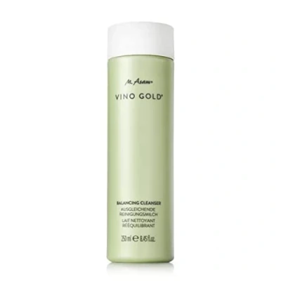 Image de M. Asam VINO GOLD Lait nettoyant rééquilibrant (250ml) Affine le grain de la peau &amp; exfolie les cellules mortes en douceur, cristaux sucre imbibés d&#039;huile pépins raisin, laisse lisse