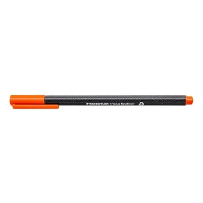 Image de Staedtler 334 54 VE Triplus Fineliner Boîte de 10 Stylo feutres couleur forme ergonomique triangulaire Vert turquoise