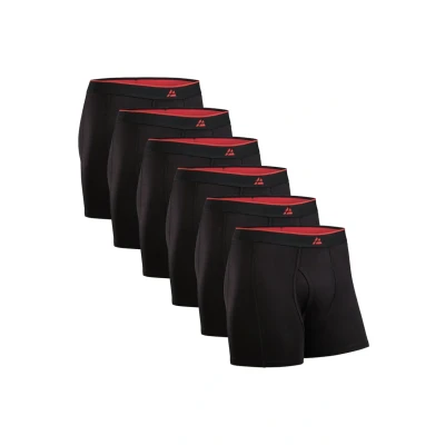Image de Danish Endurance 6 PACK Ultrasoft WITH FLY Caleçon, Homme, Taille: Large, Black