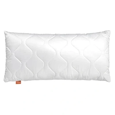 Image de sleepling 194497 Basic 100 Oreiller décoratif de canapé Oekotex Lavable 60 degrés fabriqué en UE Poids garnissage Garantie Taille 30 x 50 cm, Blanc