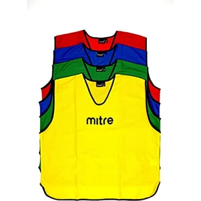Image de Mitre Soccer Core Chasuble d&#039;entraînement Lot de 25 Vert Junior