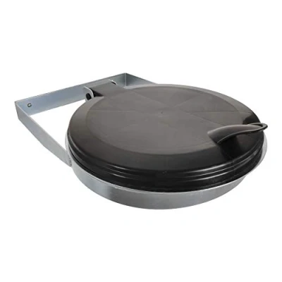 Image de Support pour sacs poubelles STIER fixation murale, noir, volume de 120 l, lxPxH 550x370x100 mm