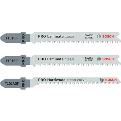 Image de Bosch Laminate Jigsaw Blades (2 x T101 BIF, 1 AOF)