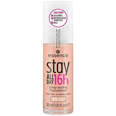 Image de ESSENCE BASE DE MAQUILLAJE LARGA DURACIÓN STAY ALL DAY 16H 20 SOFT NUDE