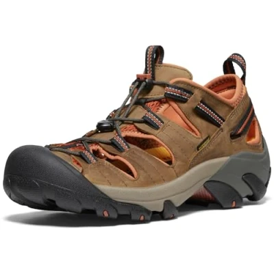Image de Keen Arroyo II Sandales de randonnée, Homme, Taille: 47.5, Black olive/bombay brown Cuir et textile