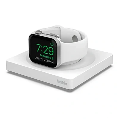 Image de Belkin Boostcharge Pro Apple Watch Chargeur Rapide Sans Fil Blanc